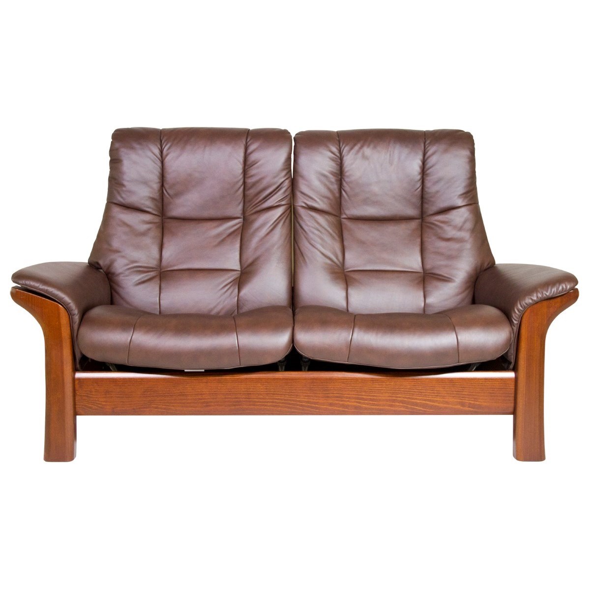 Stressless Buckingham HighBack 2Seater Reclining Loveseat Novello Home Furnishings